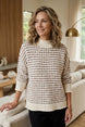 Velura Knit Mock-Neck Sweater