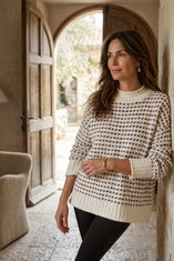 Velura Knit Mock-Neck Sweater
