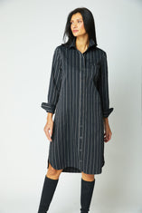 Eastside Stripe Cafe Dress