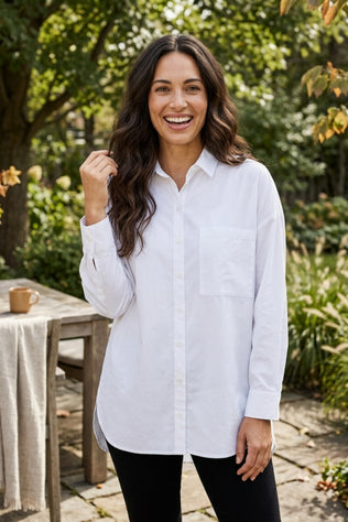 Knit Mix Pocket Shirt