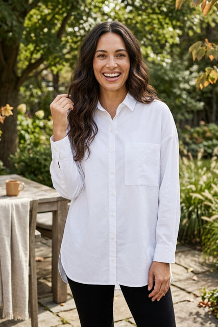 Knit Mix Pocket Shirt
