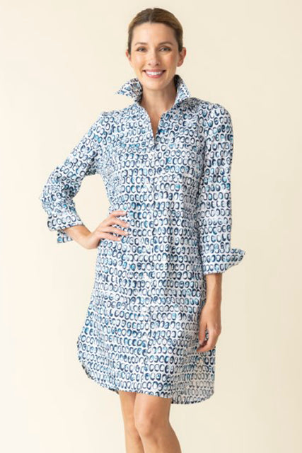 Impressionist Dots Cafe Dress