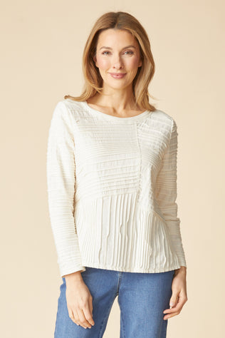 Ripple Effect Seamed Top
