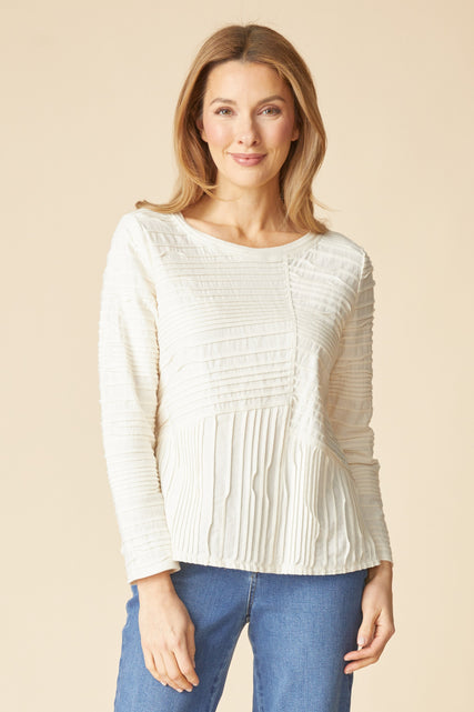 Ripple Effect Seamed Top