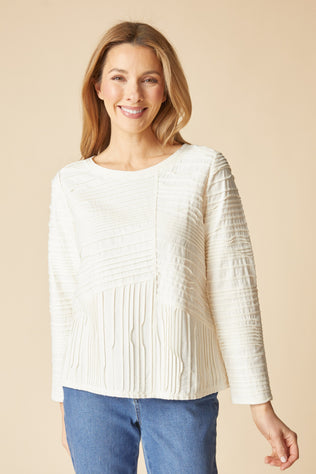 Ripple Effect Seamed Top