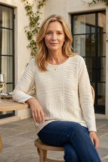 Ripple Effect Seamed Top