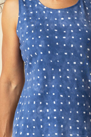 Tie Dye Tiles Tank Top