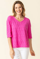 Cascade Cotton Elbow Sleeve Tee