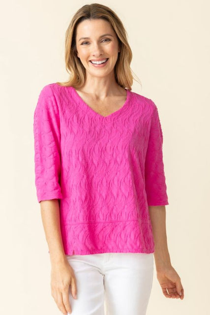 Cascade Cotton Elbow Sleeve Tee