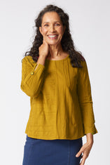 Steady Stream Button Back Pullover