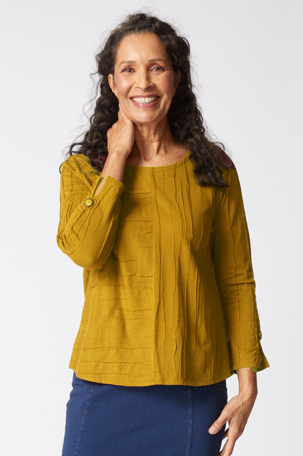 Steady Stream Button Back Pullover