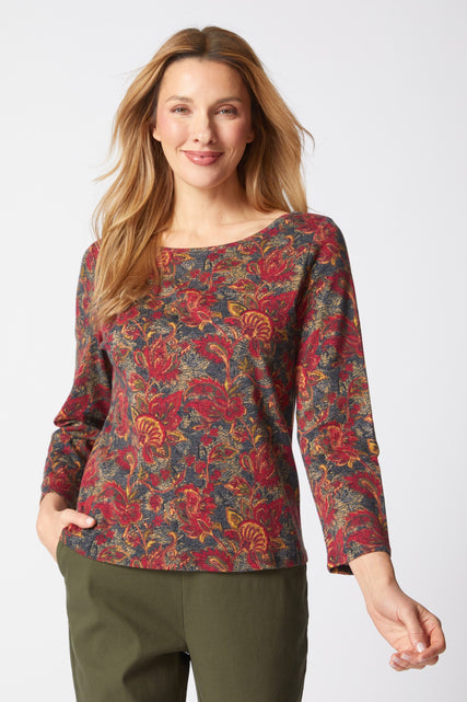Autumn Paisley Everyday Tee