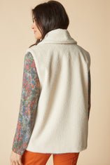 Plush Shawl Collar Vest