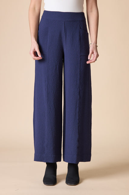 Crinkle Crepe Solid Aria Pant