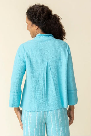 Pucker Weave Swing Jacket