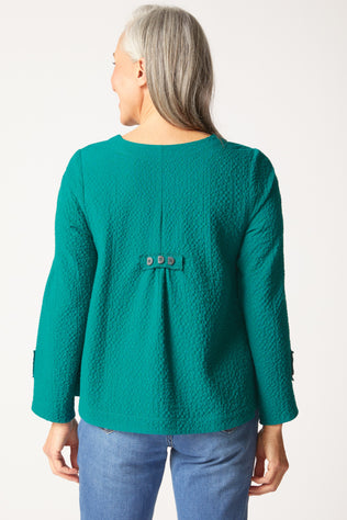 Pucker Weave Cafe Top