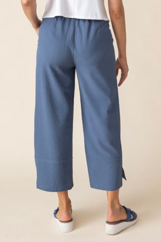 Pucker Weave Crop Pant