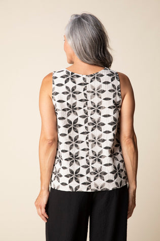Amalfi Floral Pleat Tank