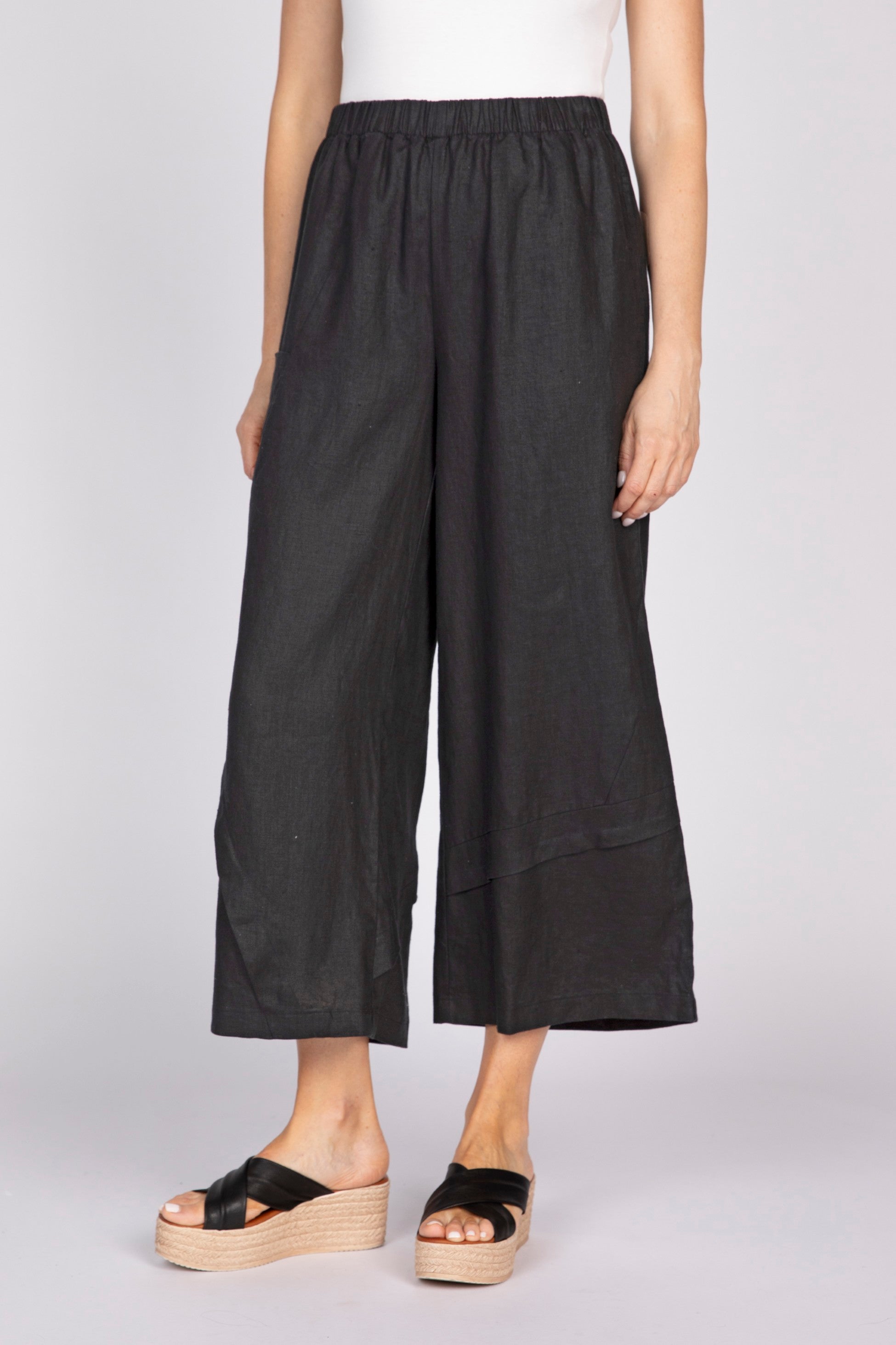 パンツ House on the Hill Parent Pants S Crinkle Crepe Travel Pant | Olivia by Habitat – Habitat Clothes
