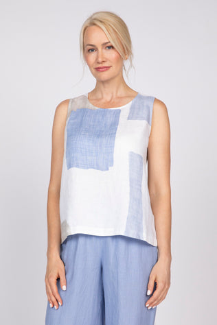 Coastal Colorblock Sunset Tank