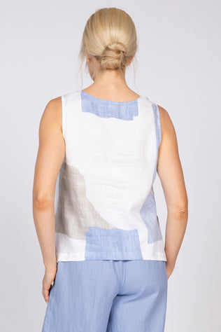 Coastal Colorblock Sunset Tank