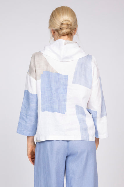 Coastal Colorblock Stay Centered Cowl