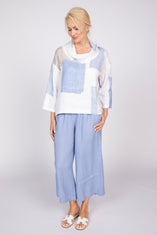 Coastal Colorblock Stay Centered Cowl