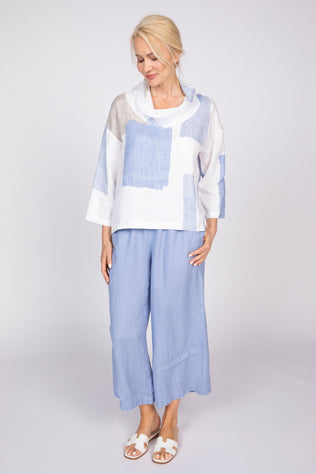 Coastal Colorblock Stay Centered Cowl