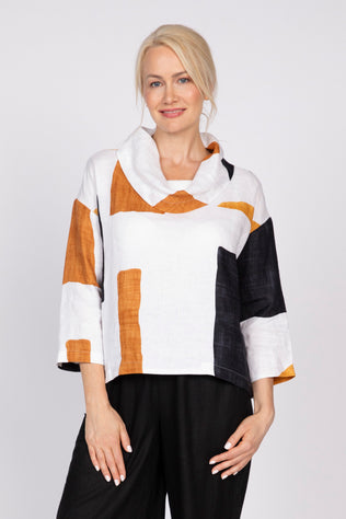 Coastal Colorblock Stay Centered Cowl