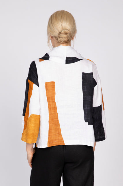 Coastal Colorblock Stay Centered Cowl