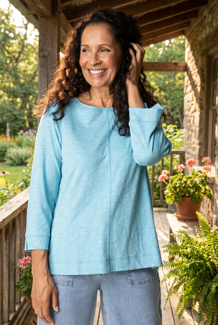 Peruvian Cotton Summer Boatneck