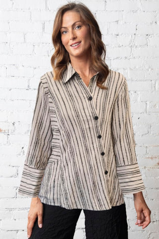 Nubby Stripe Metro Shirt