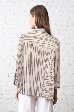 Nubby Stripe Metro Shirt