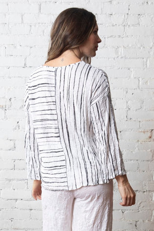 Bamboo Stripe Brooklyn Top