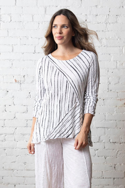 Bamboo Stripe In The Mix Tunic