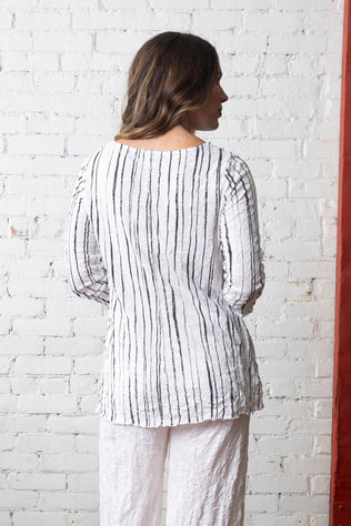 Bamboo Stripe In The Mix Tunic