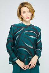 Parisian Pleat Holiday Top