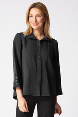 Express Travel Button Detail Shirt