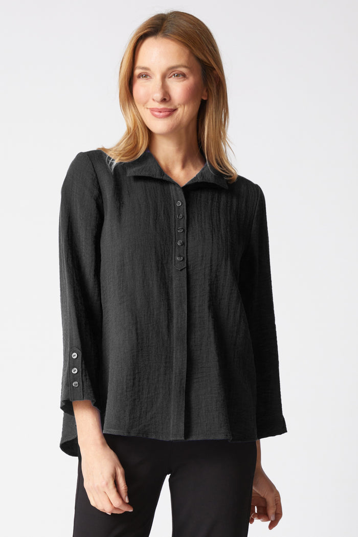 Express Travel Button Detail Shirt