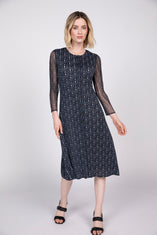Parisian Pleat Diamond Dress