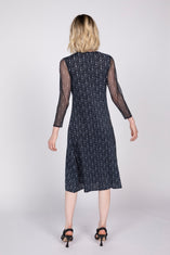 Parisian Pleat Diamond Dress