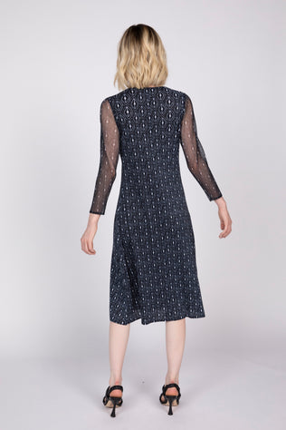 Parisian Pleat Diamond Dress