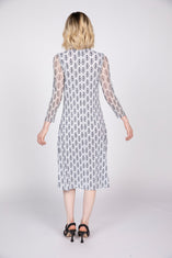 Parisian Pleat Diamond Dress