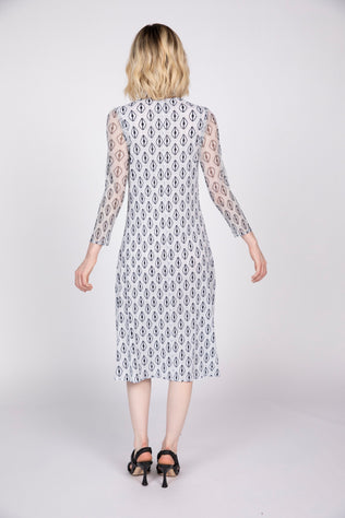 Parisian Pleat Diamond Dress