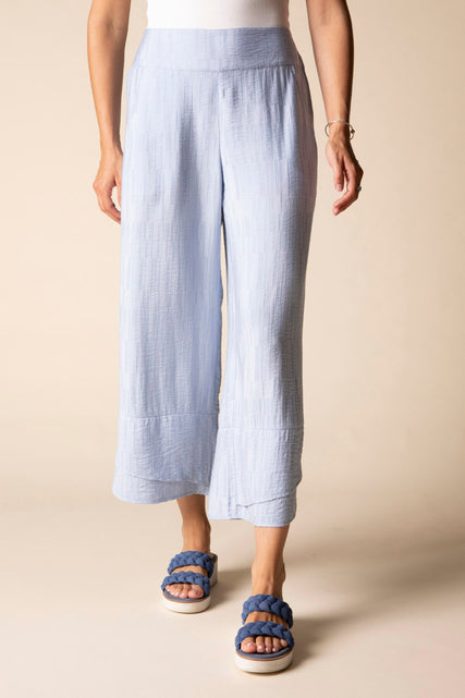 Whisper Jacquard Rayon Crop Pant