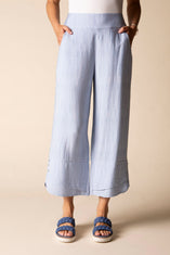 Whisper Jacquard Rayon Crop Pant