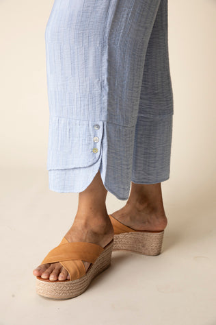 Whisper Jacquard Rayon Crop Pant