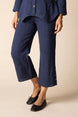 Whisper Jacquard Rayon Crop Pant