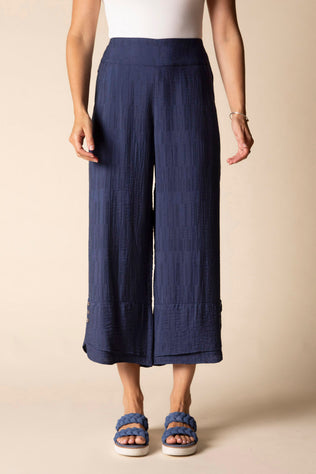 Whisper Jacquard Rayon Crop Pant