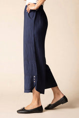 Whisper Jacquard Rayon Crop Pant